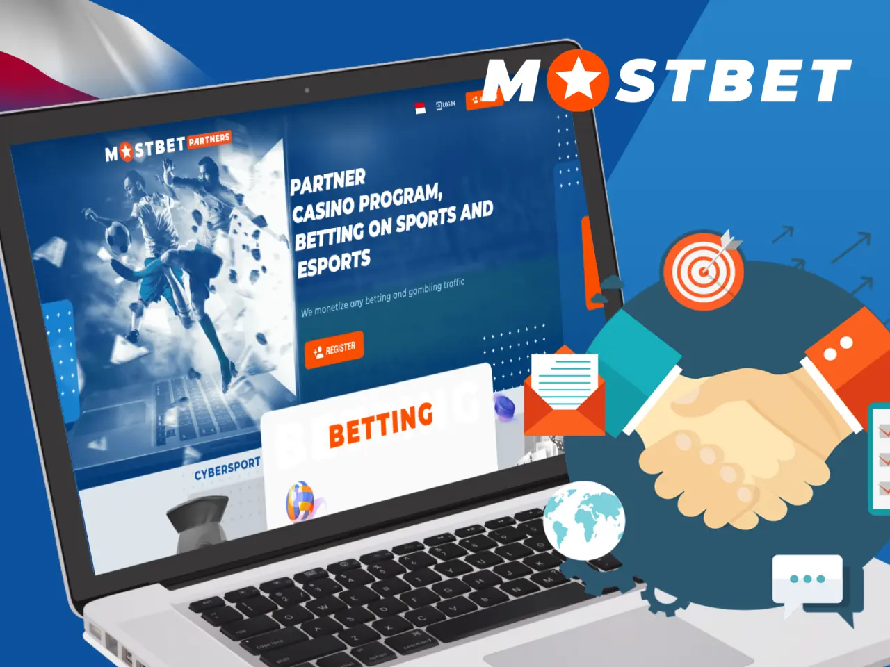 Dołącz do programu partnerskiego Mostbet
