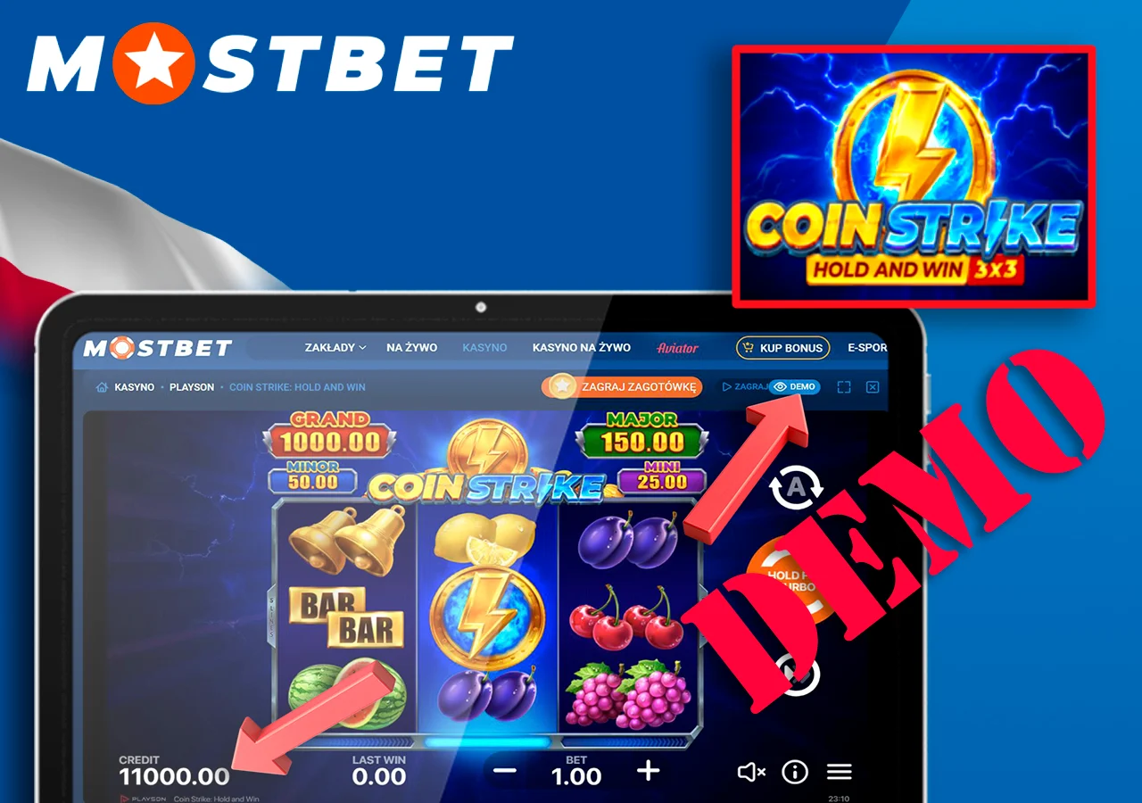 Zacznij od wersji demonstracyjnej Coins Strike: Hold and Win